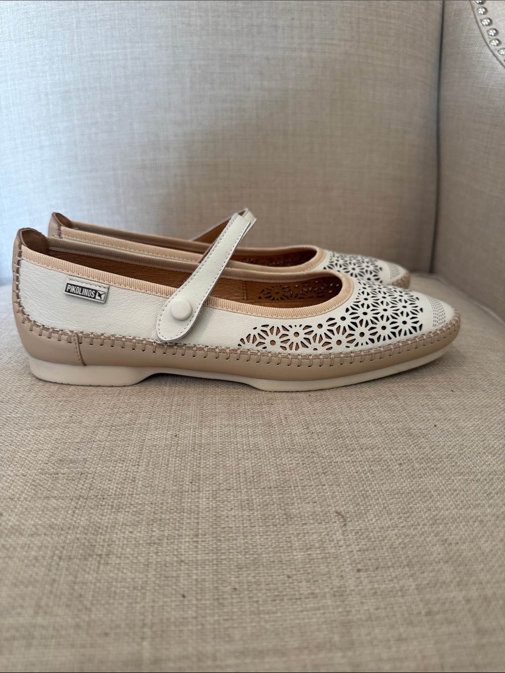 Pikolinos Aguilas leather ballerina flats - Picture 2 of 5
